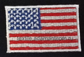 Логотип вышивка флаг США