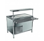 Прилавок охлаждаемый открытый с направляющей