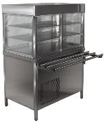 Прилавок охлаждаемый закрытый с направляющей