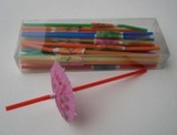 Трубочки кокт. 0,5*24 см. "Зонтик" 50 шт/уп 1/20