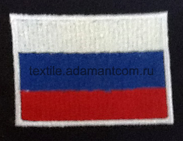 Логотип вышивка флаг России