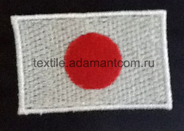 Логотип вышивка флаг Японии