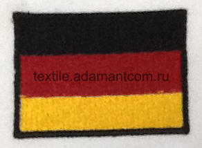 Логотип вышивка флаг Германия