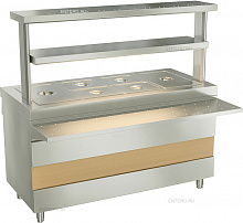 Мармит Ривьера (для вторых блюд, паровой, l=1500 мм, без гастроемкостей)