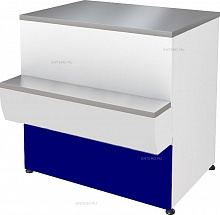 Прилавок расчетно-кассовый неохлаждаемый П2629 Таир (синий)