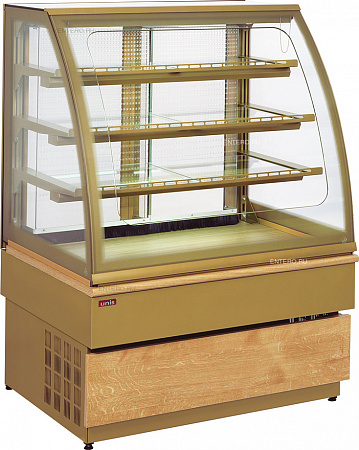 Витрина кондитерская Georgia III 1000 Self-service, gold