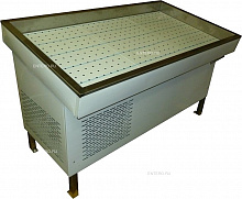 Прилавок холодильный "Рыба на льду" ПХС-1,55/1,1