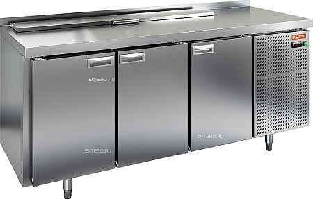 Стол для салатов SL2-111GN (1/6) с крышкой