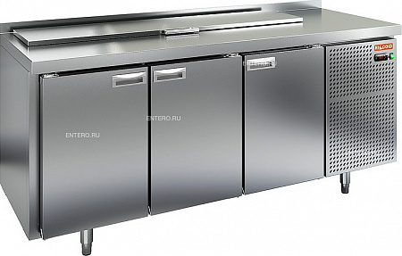 Стол для салатов SL1-111GN (1/3) с крышкой