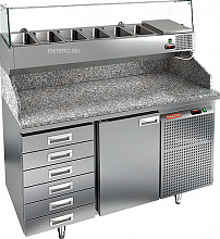 Стол для пиццы PZ4-1GN 6R (без витрины)