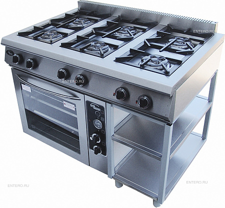 Плита газовая Ф6ЖТЛПДГ духовка с 2 горелками