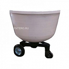 Дежа из углеродистой стали с тележкой для ТММ-140