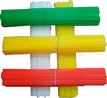 Палочки пластиковые для сахарной ваты, разноцветные (100 шт.)
