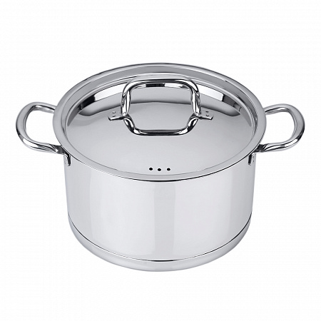 Кастрюля 2,3л 20*7,5см нержавеющая сталь с крышкой