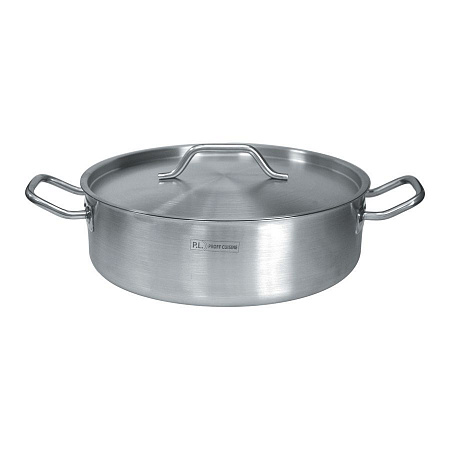 Кастрюля 5,0л 24*11см нержавеющая сталь с крышкой PL 91000002