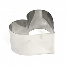 Форма СЕРДЦЕ 90*102/50мм нержавеющая сталь