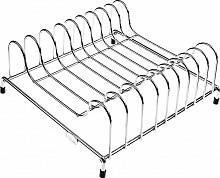 Подставка для тарелок 20,5*20,5*8,5см нержавеющая сталь