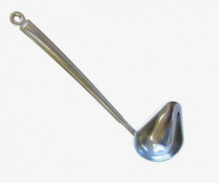 Ложка соусная 50мл круглая с носиком нержавеющая сталь
