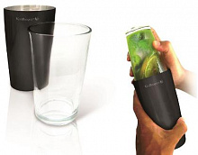 Шейкер 0,75л Бостон нержавеющая сталь + стеклянный стакан