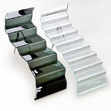 Лесенка 29*34*12см черное стекло 5026.03