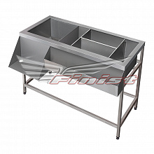 Барная станция 1200х500/700х850 (сварная мойка)