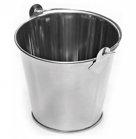 Ведерко для льда 1,0л 13,4см h12см нержавеющая сталь 