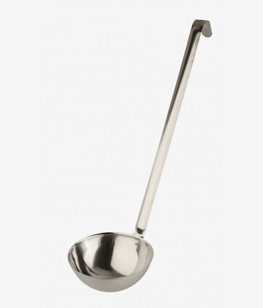 Половник 250мл ручка 38см клепан нержавеющая сталь