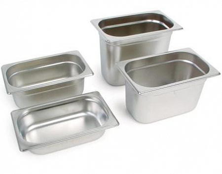 Гастроемкость 1/4 40мм  нержавеющая сталь