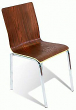 Стул на металлокаркасе хромированная сталь