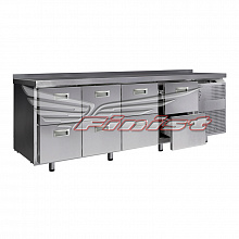 Среднетемпературный холодильный стол с 4 дверями (ящиками)