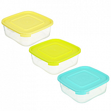 Контейнер пищевой 1, 4 л, 37,6х10,2х8,3 см пластик, Каскад "Квадро" 867-083