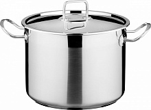 Кастрюля 3,8л 24*9,5см нержавеющая сталь с крышкой Sitram