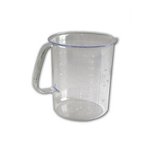 Мерная кружка 0,50 л пластик прозрачный Sunex