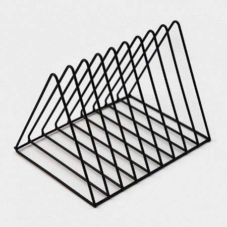 Подставка для досок 26*18,2*20,3 см черная