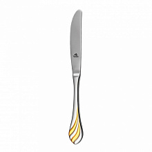 Нож десертный Мелодия с позолотой 19,5см 4мм Тонер