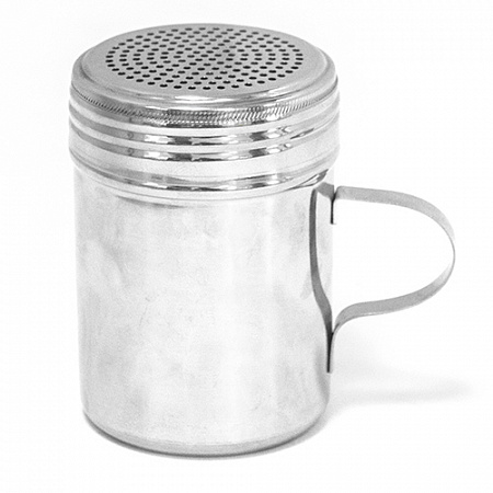 Емкость для специй мелкие дырочки с ручкой нержавеющая сталь