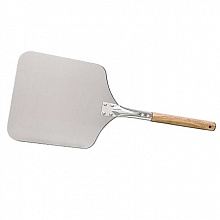 Лопата для пиццы 30*35см алюминий, ручка дерево, общая длина 66см, HURAKAN HKN-12X14-066W