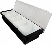 Контейнер барный 5 емкостей 38*15см