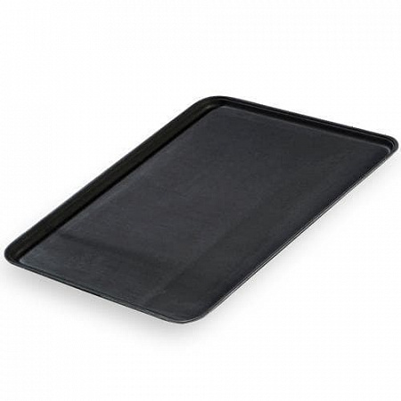Поднос 46*36см прорезиненный черный 1418СТ 