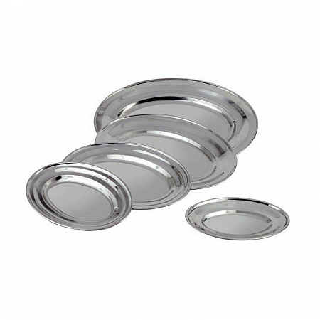 Блюдо овальное 65*45см нержавеющая сталь 