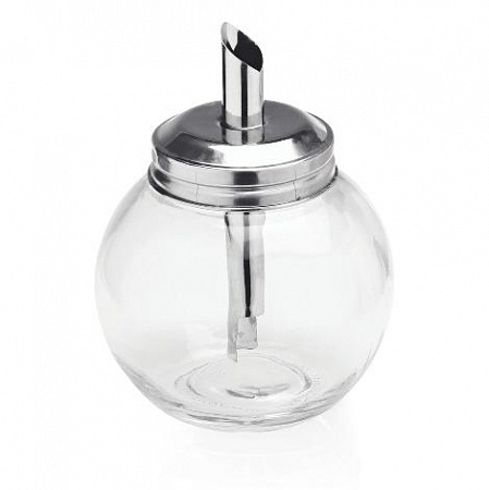 Сахарница с дозатором круглая 240г 388 стекло