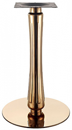 Подстолье хромированное золотого цвета