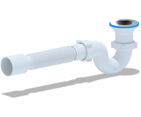 Сифон Ани 1 1/2*40 для душевого поддона с гибкой трубой 40*50 е115