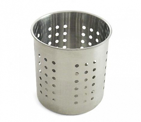 Стакан перфорированный для столовых приборов нержавеющая сталь 13*h 13,5см AST 