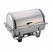 Чафиндиш GASTRORAG с крышкой Rolltop нержавеющая сталь 