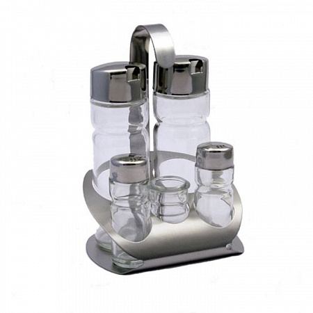 Набор для специй 5 предметов, салфетница 418А 