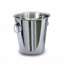 Ведерко для шампанского ручки-кольца нержавеющая сталь Циер