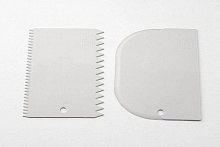 Скребок кондитерский 9х14,5 см, набор 2 шт.