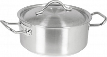 Кастрюля 6,0л 28*11см нержавеющая сталь с крышкой Sitram 5529665