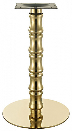 Подстолье хромированное золотого цвета